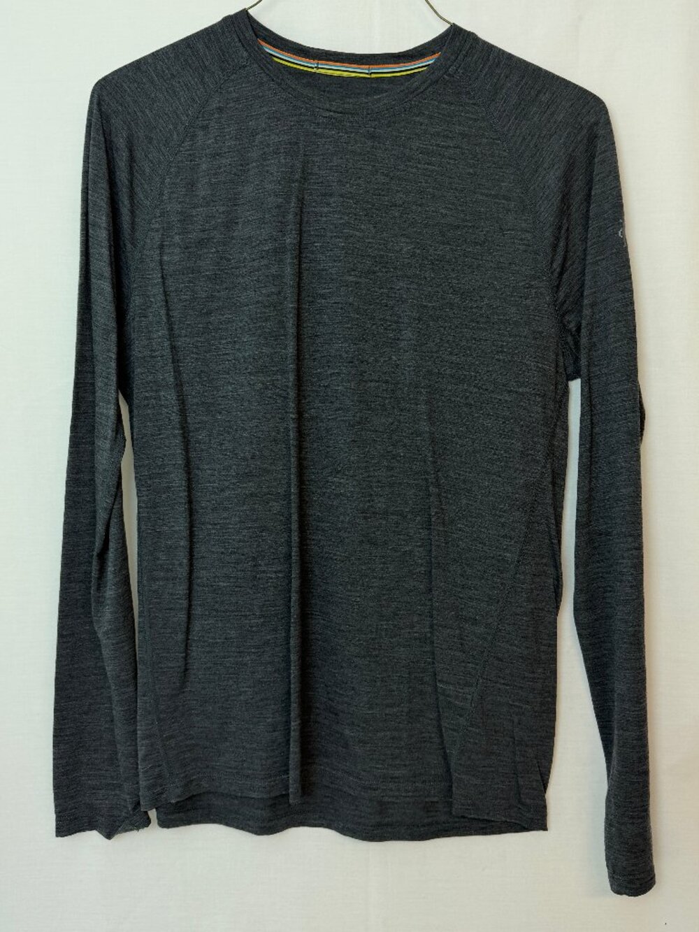 Men's Smartwool Merino 150 Long Sleeve Tee-Dark Gray